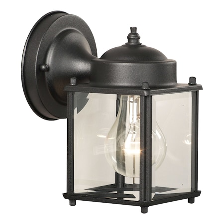 Outdoor Essentials 7.5'' High 1-Light Outdoor Sconce, Black